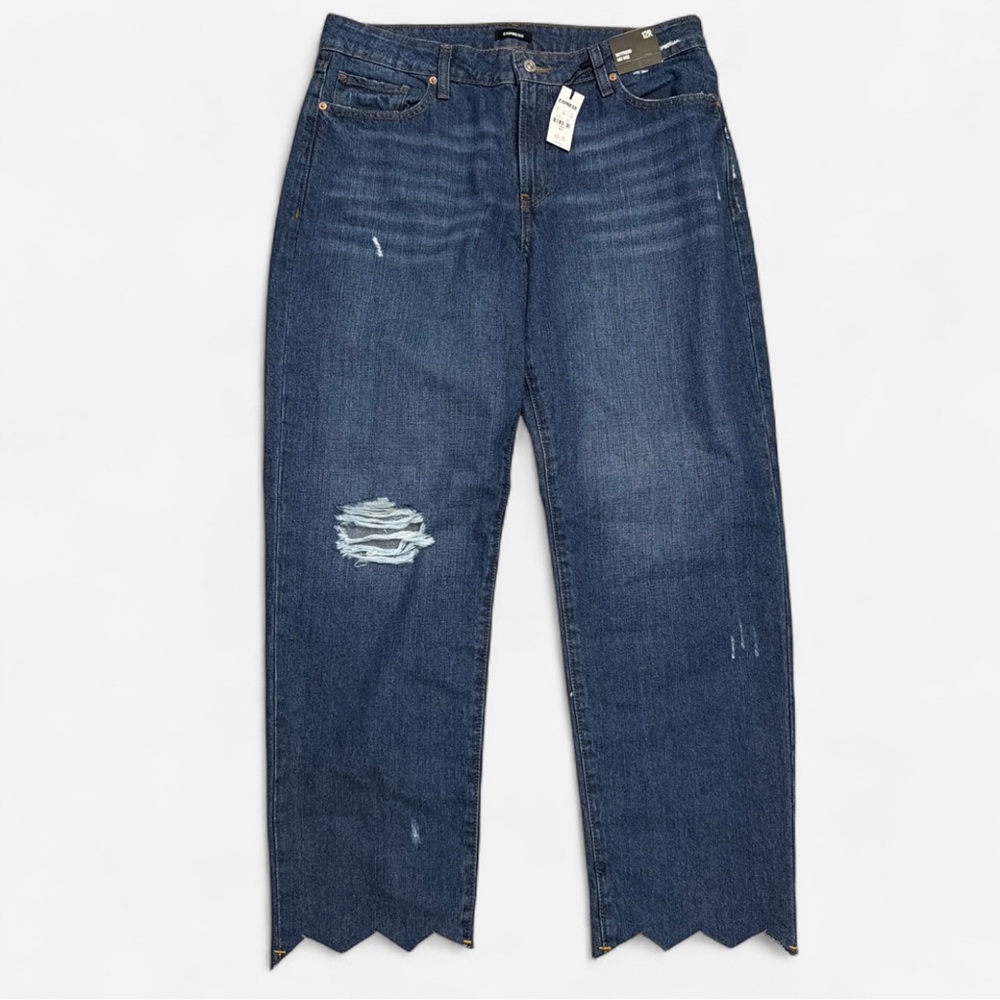 Stylish Blue Distressed Women Jeans